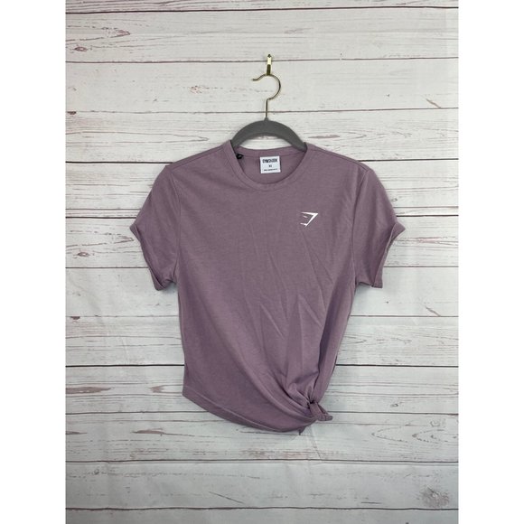 Gymshark Essential Tee Side Tie Purple XS - Picture 7 of 7